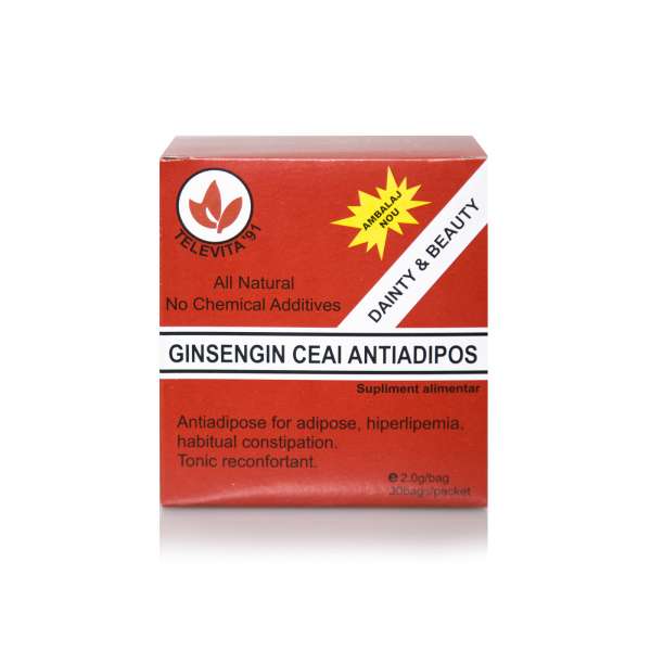 Ceai Antiadipos cu Ginseng 30 PLICURI