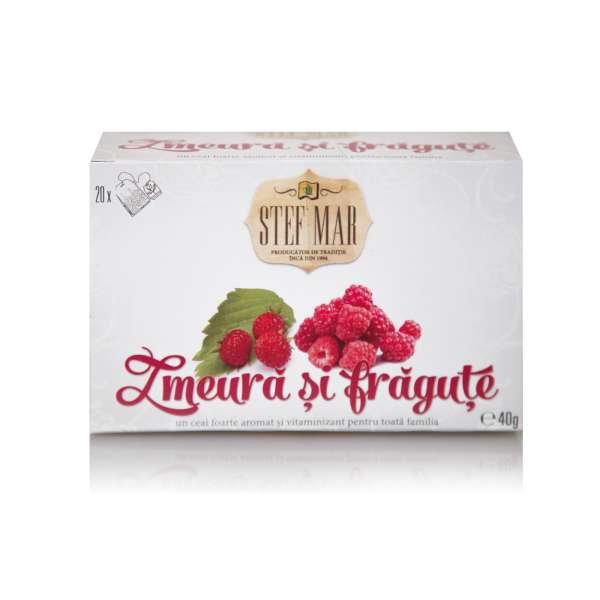 Ceai de Zmeura si Fragute- PREMIUM 20dz